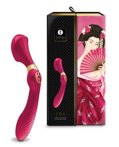 Shunga Zoa Intimate Massager - Raspberry