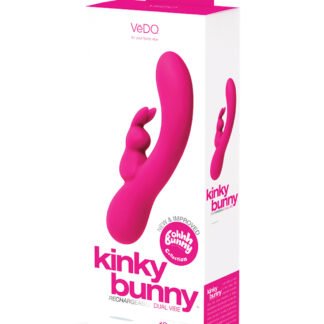VeDO Kinky Bunny Plus Rechargeable Dual Vibe - Foxy Pink