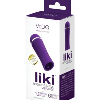 VeDO Liki Rechargeable Flicker Vibe - Deep Purple