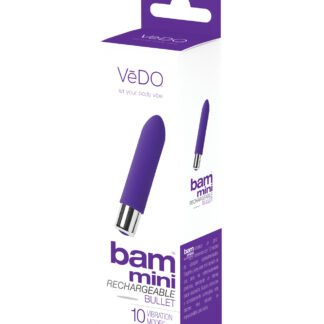 VeDO Bam Mini Rechargeable Bullet Vibe - Into You Indigo