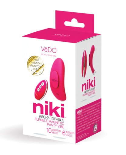 VeDO Niki Rechargeable Panty Vibe - Foxy Pink