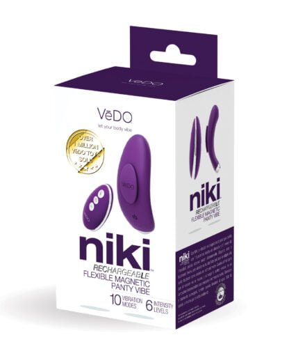 VeDO Niki Rechargeable Panty Vibe - Deep Purple