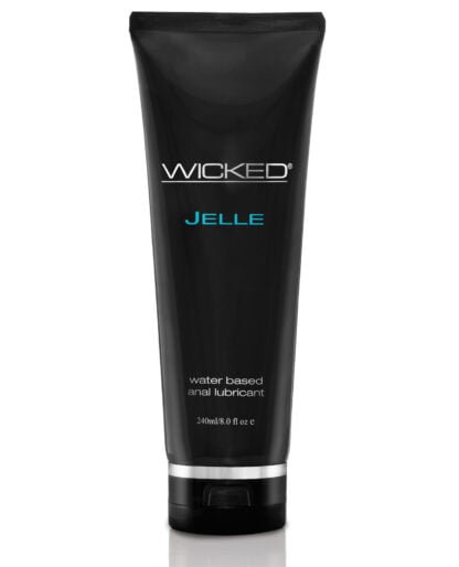 Wicked Sensual Care Jelle Water Based Anal Lubricant - 8 oz Fragrance Free