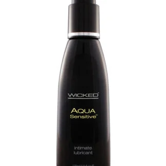 Wicked Sensual Care Hypoallergenic Aqua Sensitive Water Based Lubricant - 4 oz Unscented