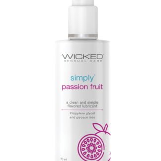 Wicked Sensual Care Simply Water Based Lubricant - 2.3 oz Passion Fruit
