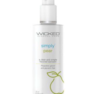 Wicked Sensual Care Simply Water Based Lubricant - 2.3 oz Pear
