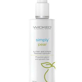 Wicked Sensual Care Simply Water Based Lubricant - 4 oz Pear