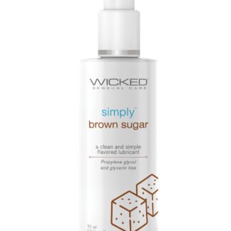Wicked Sensual Care Simply Water Based Lubricant - 2.3 oz Brown Sugar