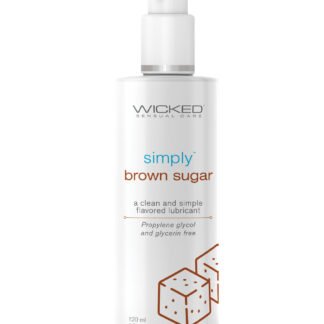 Wicked Sensual Care Simply Water Based Lubricant - 4 oz Brown Sugar