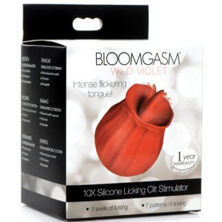 Inmi Bloomgasm Wild Violet 10X Licking Stimulator - Red
