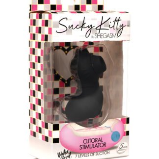 Inmi Shegasm Sucky Kitty Clitoral Stimulator - Black