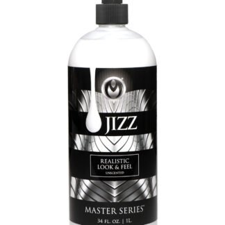 Master Series Unscented Jizz Water Based Body Glide - 34oz