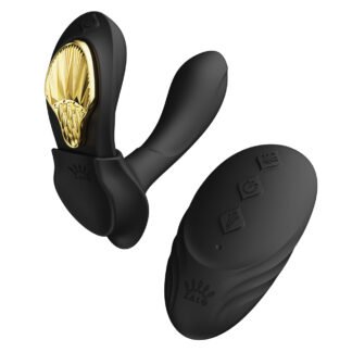 ZALO Aya Wearable Vibrator w/Remote - Obsidian Black