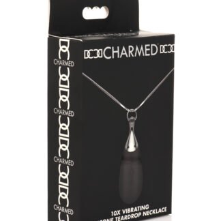 Charmed 10X Vibrating Silicone Teardrop Necklace