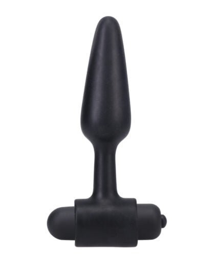 In A Bag 4" Vibrating Butt Plug - Black