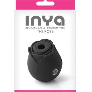 INYA The Rose Rechargeable Suction Vibe - Black