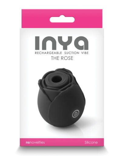 INYA The Rose Rechargeable Suction Vibe - Black