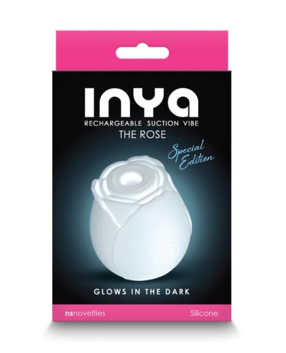 INYA The Rose Rechargeable Suction Vibe - Glow in the Dark