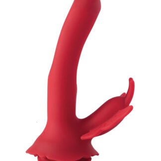 Layla Rosy Butterfly Clit Stimulator Flapping G-Spot Vibrator - Red