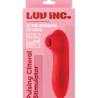 Luv Inc. Pulsing Clitoral Stimulator - Red