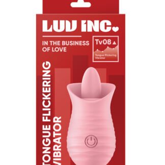 Luv Inc. Tongue Flickering Vibrator - Pink