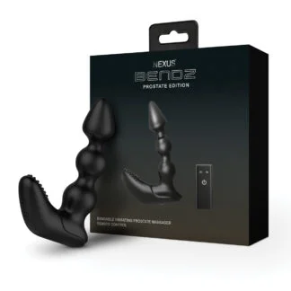 Nexus Bendz Bendable Prostate & Perineum Massager - Black