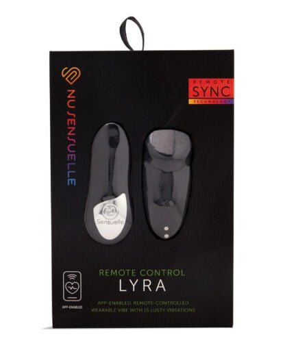 NO ETA Nu Sensuelle Lyra Remote & App Enabled Panty Vibe - Black