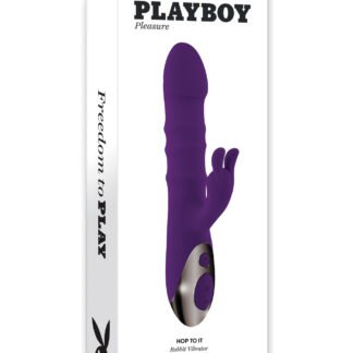 Playboy Pleasure Hop To It Rabbit Vibrator - Acai