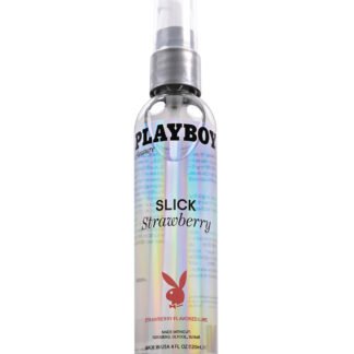 Playboy Pleasure Slick Lubricant -  4 oz Strawberry