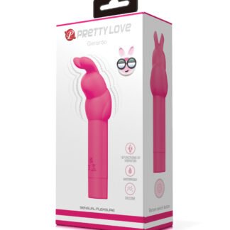 Pretty Love Gerardo Bunny Vibrator - Hot Pink
