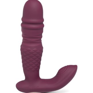 Ryder App-Controlled Thrusting G-spot & Clit Vibrator - Rosy Red