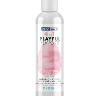 Swiss Navy 4 in 1 Playful Flavors Cotton Candy - 1 oz