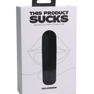 This Product Sucks Lipstick Suction Toy - Black