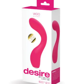 VeDo Desire Rechargeable G-Spot Vibe - Pink