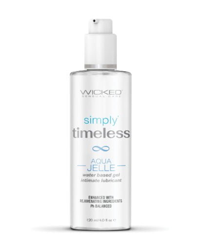 Wicked Sensual Care Simply Timeless Aqua Jelle Water Based Lubricant - 4 oz