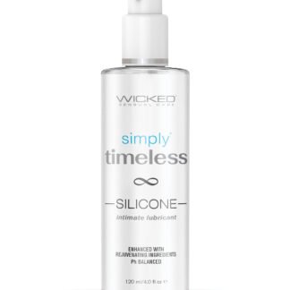 Wicked Sensual Care Simply Timeless Silicone Lubricant - 4 oz
