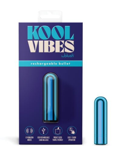 Blush Kool Vibes Mini Rechargeable Bullet - Blueberry