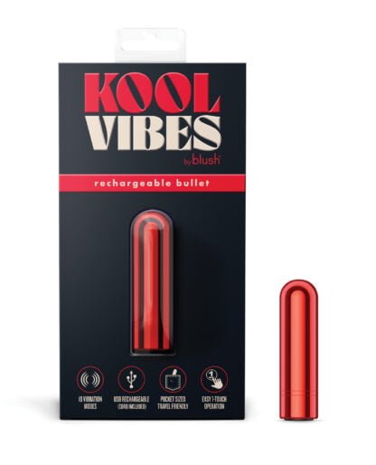 Blush Kool Vibes Mini Rechargeable Bullet - Cherry