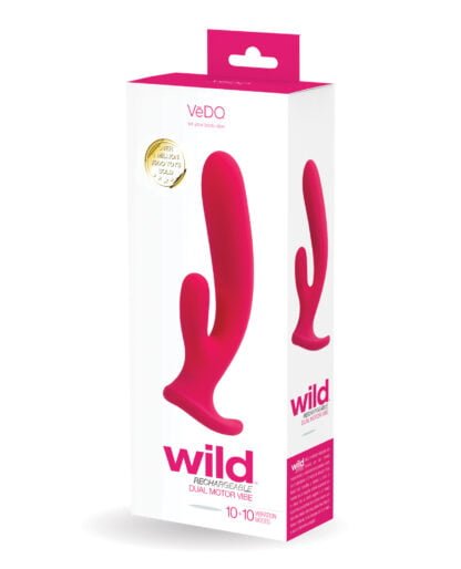 VeDO Wild Rechargeable Dual Vibe - Pink