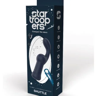 Star Troopers Shuttle Flexible Ultra Strong Vibrator - Black