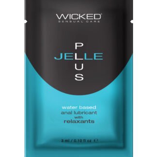 Wicked Sensual Care Jelle Plus Water Based Anal Lubricant with Relaxants - .1 oz