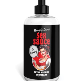 Naughty Jane's Sex Sauce Extra Creamy Lubricant - 16 oz