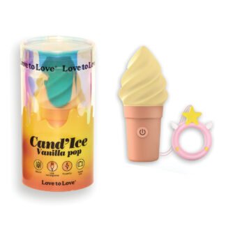 Love to Love Cand'ice Ice Cream Cone Stimulator - Vanilla Pop