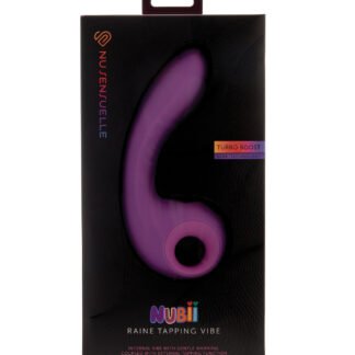 Nu Sensuelle Raine Nubii Tapping Vibe w/Turbo Boost & Warming - Purple