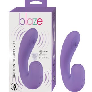 Blaze Suction Thumper Vibe - Lavender