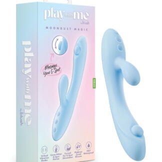 Blush Play With Me Moondust Magic Vibrator - Blue