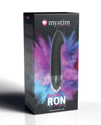 Mystim Right on Ron eStim G Vibrator - Black