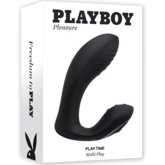 Playboy Pleasure Play time Multi Play G-Spot & P-Spot Vibrator - Black