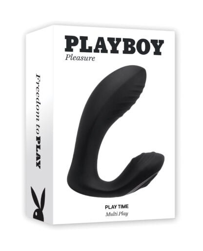 Playboy Pleasure Play time Multi Play G-Spot & P-Spot Vibrator - Black