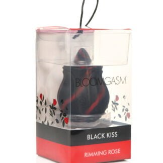 Bloomgasm The Rose Fondle 10X Massaging Clit Stimulator - Black